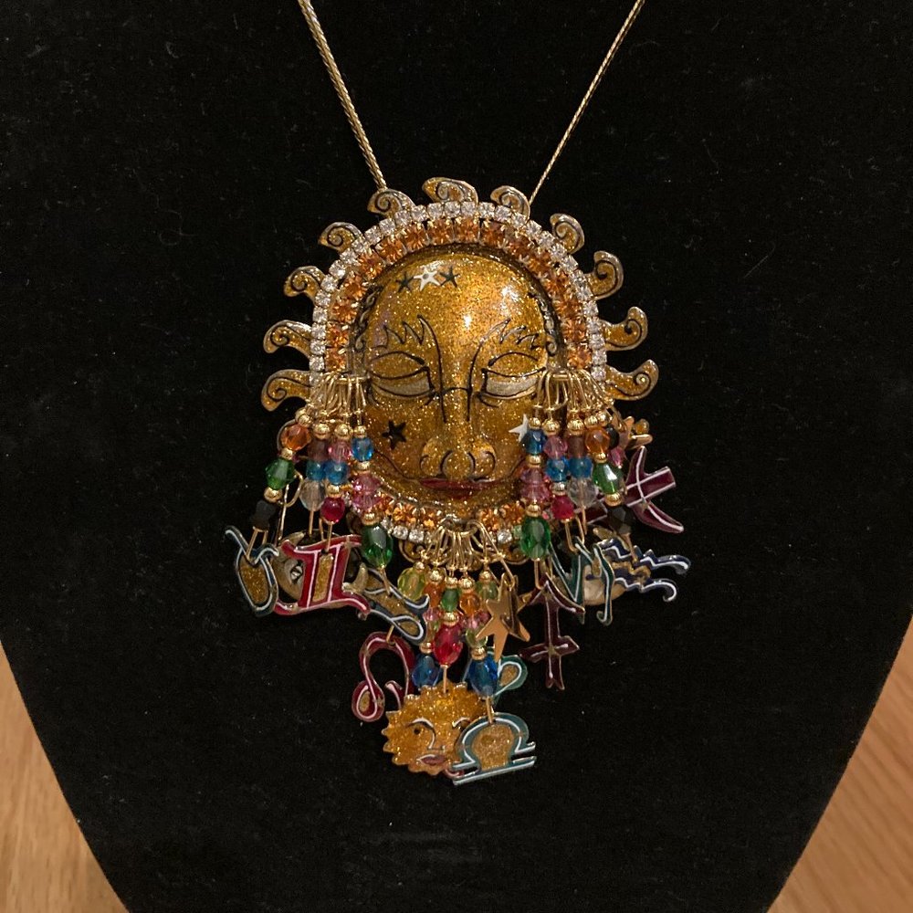 Sun goddess brooch/necklace